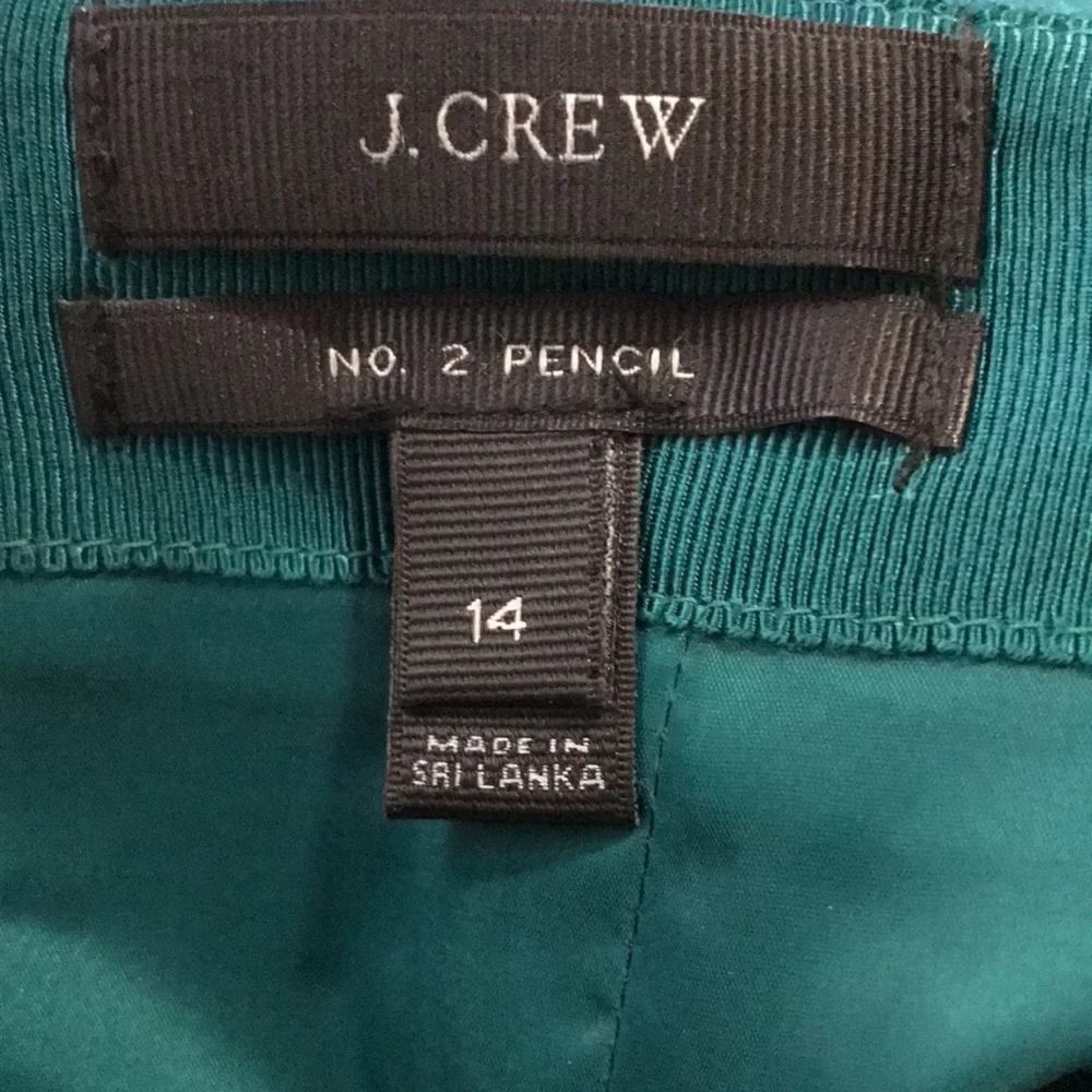 J.Crew Women's 14‎ No 2 Pencil Wool Skirt Business Office Contemporary